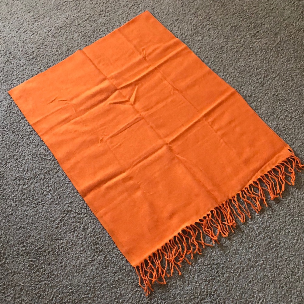 Orange color scarf